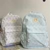 Mochila de urso fofo de coração de menina estilo coreano ins College High School Alunos do ensino médio Mochila de computador de grande capacidade