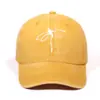 Gorra de Béisbol Lavada Estilo Nuevo con Estampado de Libélula Linda Visera Curva Gorra Versátil para Hombres y Mujeres Parejas Estudiantes