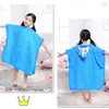 Poncho de Baño de Algodón para Niños, Bata Larga tipo Capa para Niños, Bata de Baño Portátil para Bebés y Adultos con Capucha, Estilo Capa, Absorbente
