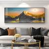 Pintura decorativa para sala de estar respaldada por sofá de lujo ligero Jinshan, pintura colgante para pared de fondo, oficina, un par completo de murales de diamantes de cristal con marco