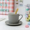 Conjunto de Xícaras de Café de Cerâmica Estilo Nórdico ins Alto Valor de Cor Luxo Leve Chá da Tarde para Meninos e Meninas Escritório
