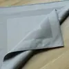 Servilletas personalizadas transfronterizas de satén 100% algodón, tela de servilleta de color liso simple para banquetes de hotel y uso doméstico, tela decorativa