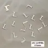 Joias de unha de liga X41 atacado metal estéreo 26 letras inglesas mistas acessórios de decoração de unha diy