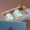 Taza de Agua Yuerui, Juego de Porcelana para Preparar Té en la Oficina con Tapa, Filtro, Juego de Tres Piezas, Separación de Té y Agua, Pequeño Regalo, Taza para Reuniones de Oficina