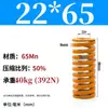 Padrão Japonês Resistente a Altas Temperaturas Mola de Molde Mola de Compressão Doméstica 65Mntf Fio Plano de Alta Resistência Compressão Retangular Alta Elasticidade