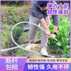 Pequeño Invernadero de Arco Varilla de Arco 2m Estante para Invernadero de Verduras Película de Plástico Tira de Trasplante Invernadero de Flores Palo de Fibra de Plástico Elástico Agrícola Resistente a la Nieve Película de Sandía