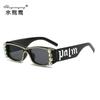 Gafas de sol cuadradas de diamante para mujer, comercio exterior, comercio electrónico, gafas de sol de moda, para fotos selfie, conducción, viajes 5326