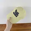 Nova Boné de Baseball Fino de Secagem Rápida Respirável de Verão, Estilo Coreano Moderno Versátil Boné com Aba Bordado de Letras Que Faz o Rosto Parecer Menor