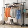 Secador de Ropa Plegable de Pie para Interiores con Barra Única, Colgador de Ropa para Dormitorio, Soporte Sencillo para Secar Ropa en Casa