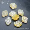 Pedra de Ágata em Formato de Nuvem 16x19mm Ágata Natural Colorida Pedra com Furo em Formato de Nuvem Acessório para Pulseira Colar DIY