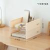 Caixa Organizadora de Mesa Empilhável para Documentos, Livros, Material de Escritório, Rack Organizador de Mesa para Estação de Trabalho