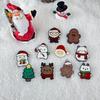 Papai Noel Pequeno Broche Bonito Requintado Emblema de Natal Botão Pin Suéter Corsage Desenho Animado Menina Emblema Bolsa Acessórios