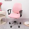 Funda para Silla Dividida Silla Giratoria de Oficina Silla de Computadora para el Hogar Funda para Reposabrazos Elástica para Asiento de Silla Funda Universal para Taburete Cubierta