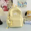 Mochilas Pequeñas Ligeras con Lazo de Alta Calidad al por Mayor, Mochilas Escolares Minimalistas Estilo Japonés para Estudiantes de Secundaria, Bolsos Versátiles de Doble Hombro