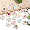Popular Transfronterizo Colorido Con Cuentas Galvanizado Agujero Vertical Corazón Cuentas Resina Cuentas Sueltas Pulsera DIY Accesorios para Joyería Venta al por Mayor