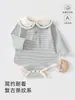 Mameluco para bebé para primavera y otoño, ropa para recién nacidos para niños y niñas, mameluco de triángulo delgado para bebés, mameluco para bebé de mes completo
