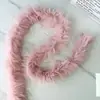 Tira de lana de imitación de pluma de pavo para puños de ropa de actuación, tira de relleno para accesorios de pijama, decoración DIY, tira de lana de color imitación avestruz