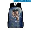Mochila Casual de Tela Oxford con Estampado 3D Serie Gato Rasgado 5 para Hombre y Mujer, Novedad Primavera 2022