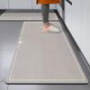 Tapete de cozinha moderno e simples, absorvente de água e óleo, tapete de lama de diatomáceas, resistente ao desgaste, resistente à sujeira, fácil de cuidar, antiderrapante