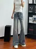 Jeans Flare Cintura Baixa Retrô para Mulheres 2026 Outono Novo Estilo Design Solto Senso de Estilo Garota Picante Calças Comprimento Total Tendência