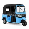 Motocicleta de três rodas popular no mercado africano tuktuk elétrico para transporte de passageiros carro de três rodas durável para fronteira