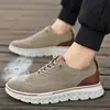 Zapatos de hombre con panel de malla zapatos de primavera y verano slip-on zapatos deportivos casuales para hombre zapatos de tela del viejo Pekín zapatos de talla grande para hombre