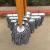 Atacado Tamanho Grande Mop Plano Doméstico Fio de Algodão Ampliado Espessado Absorção de Água Rotativo Estendido Estilo Antigo Cozinha Casa Hotel