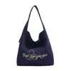 Bolsa de Ombro Feminina Grande Capacidade Estilo Coreano Simples Casual para o Verão de 2026 Bolsa para o Dia a Dia para Mulheres