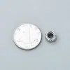 Plata Pura S925 Vintage Bestia Devoradora de Oro Pixiu Separador DIY Premium Accesorio Coleccionable Material 10mm