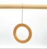 Tienda de ropa gancho en S anillo de madera de haya anillo anillo colgante gancho de madera maciza multifuncional anillo perchero para bufanda bufanda corbata