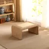 Mesa de té de ratán para tatami, mesa de té pequeña, alféizar de ventana de balcón, mesa de té simple para mirador, mesa baja japonesa, mesa kang.
