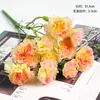 Decoração de Bolo Simulação de Cravo Dia das Mães Plug-in Feliz Feriado da Mãe Bolo de Aniversário Flor Ornamentos de Flor