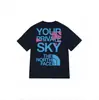 Camiseta Original Nt North Face de 260g para Hombre, Camisa Casual Versátil de Manga Corta con Estampado de Moda para Pareja