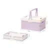 Cesta Plegable Regalo Décimo Cumpleaños Caja Vacía Empaque Guardería Infantil Caja de Regalo de Mano con Forma de Estrella
