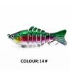 Isca de pesca para toda água suprimentos de pesca ao ar livre isca Luya 10CM/15.7G isca multi-seção isca artificial