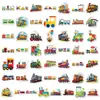 50 Peças de Locomotiva de Trem Compra Direta Transfronteiriça Adesivos para Guitarra Caderno DIY Adesivos de Decoração para Diário à Prova d'Água