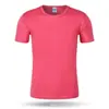 Camiseta Publicitaria de Cuello Redondo Maratón Deportes Malla Secado Rápido Camiseta de Manga Corta de Cuello Redondo Ropa de Secado Rápido Hecho a Medida Secado Rápido Cuerpo Completo