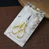 Atacado do Fabricante Tesouras Pequenas Domésticas Exquisitas Pontiagudas de Aço Inoxidável Vintage para Decorações de Janela, Bordado com Linha e Ponto Cruz Artesanal