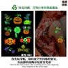Pegatinas de tatuaje luminosas de calabaza de Halloween dibujos animados infantiles pegatinas temporales luminosas fabricantes al por mayor transfronterizo para tatuajes