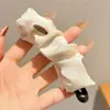 Pinza de plátano para coleta alta estilo coreano para mujer, pinza elegante para la parte trasera de la cabeza, pinza de garra para fijar el cabello, pasador vertical, accesorio para el cabello