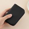 Nuevo monedero de piel transfronterizo con protección RFID antirrobo, tarjetero retro de color contrastante tipo acordeón para múltiples tarjetas, tarjetero para hombre al por mayor