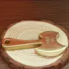 Latón Pulido Sólido Hacha de la Fortuna Cuchillo de Cocina Llavero Creativo Personalizado Colgante Colgante de Fortuna y Riqueza