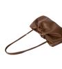 Bolso Cruzado de PU Estilo Baguette Japonés Bolso de Hombro de Cuero RPET Bolso de Axila de Cuero RPET Celebridad de Internet Fábrica Personalizada