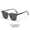 Gafas de Sol Pseudo-Naturales de Nuevo Estilo, Gafas de Moda para Celebridades de Internet, Gafas de Sol para Conducir con Visión Nocturna, Gafas de Sol con Inserto de Propionato TR