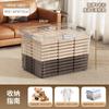 Caixa de Armazenamento Transparente com Grande Capacidade, Extra Grande para Uso Doméstico, Espessada para Roupas, Colchas e Organização de Armazenamento de Tamanho Grande