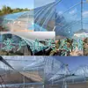 Película Blanca para Invernadero Película Po con Alta Transmitancia de Luz y Alto Aislamiento, Blanca Transparente, Larga Vida Útil, Sin Condensación, Sin Goteo, Engrosada para Cultivo
