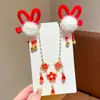 Accesorios para el Cabello de la Dinastía Han para Niñas, Tocado de Estilo Antiguo, Nueva Cadena para la Frente Chinoiserie, Borla de Princesa Súper Hada, Accesorios para el Cabello para Niños
