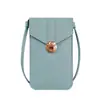 Nueva Bolsa para Teléfono con Pantalla Táctil para Niña Cremallera Bolso Pequeño de Moda Billetera Multifuncional para Monedas Portatarjetas Múltiples Bolsa Pequeña