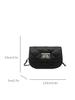 Bolso Casual de Cuadros para Mujer 2025 Primavera Nuevo Bolso Cruzado Cadena Versátil Exquisito Bolso Cuadrado Pequeño Bolso Brillante para Mujer