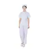 Uniforme de Enfermera Hospital Salón de Belleza Conjunto de Uniforme de Trabajo Opciones de Manga Larga y Corta Opciones Multicolor Uniforme de Enfermera con Parte Superior e Inferior
